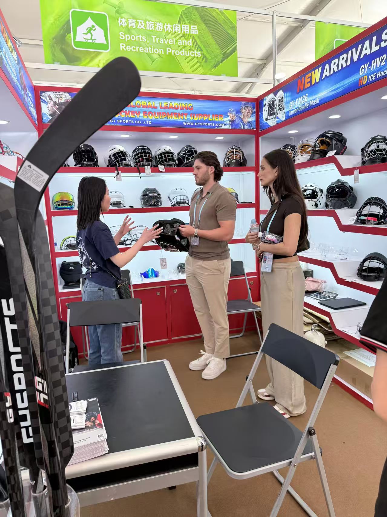 第 139 回広州交易会が無事閉幕 – GYHockey がアイスホッケー防具として世界的な評価を得る